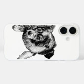 休息中のオーストラリアン・シェパードのiPhoneケース Case-Mate iPhoneケース (裏面 (横))