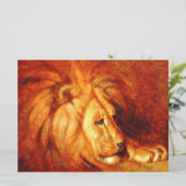 休息中のライオン カード (スタンド正面)