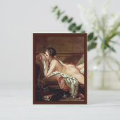 休息中の女の子の詳細（マドモアゼルオマーフィー） ポストカード (スタンド正面)