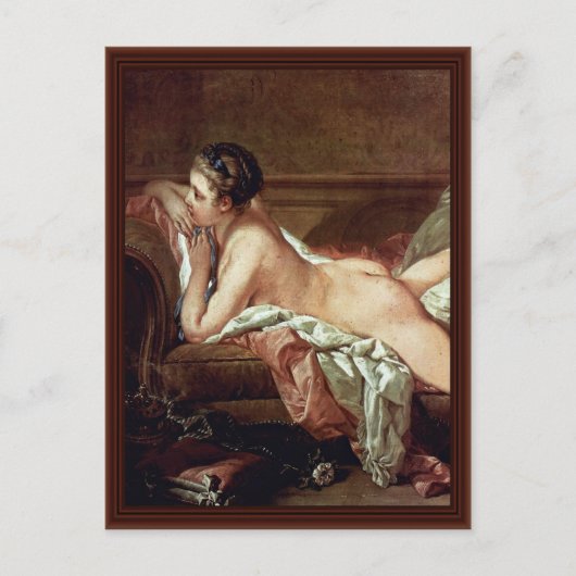 休息中の女の子の詳細（マドモアゼルオマーフィー） ポストカード (正面)