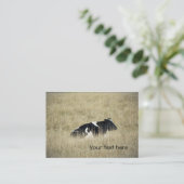 休息中の牛 – 名刺 (スタンド正面)