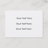 休息中の牛 – 名刺 (裏面)