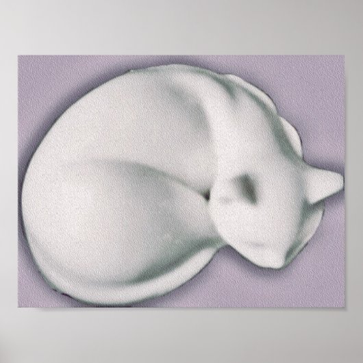 休息中の猫II ポスター (正面)