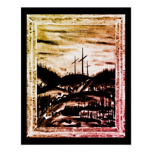 休息十字架 ポスター (正面)