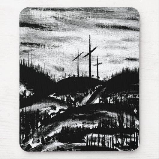 休息十字架 マウスパッド (正面)