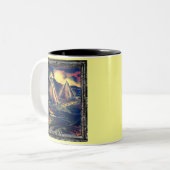 休息場所、ピラミッド ツートーンマグカップ (正面左)