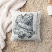 休息日 – Young Ape Gorilla クッション (ブランケット)