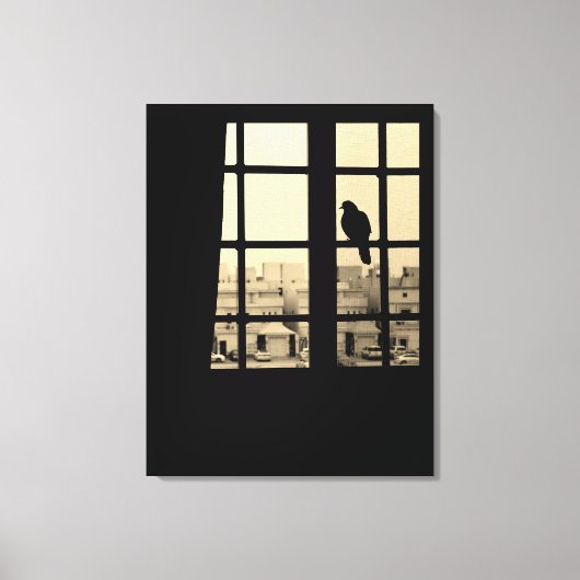 休息鳩 キャンバスプリント (正面)