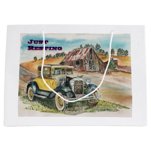 休息 ラージペーパーバッグ (正面)