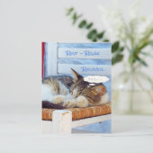 休息 リラックス 回復 ポストカード (スタンド正面)