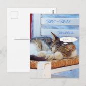 休息 リラックス 回復 ポストカード (正面/裏面)