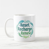 休息、再充電、マグカップの更新 コーヒーマグカップ (左)