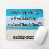 休憩が必要だ マウスパッド (マウス)