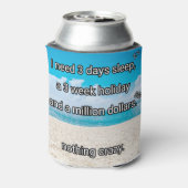 休憩が必要だ 缶クーラー (缶裏面)