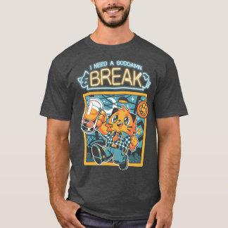 休憩が必要 Tシャツ