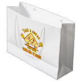 休憩してグリルチーズを食べる ラージペーパーバッグ (正面アングル)