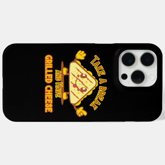 休憩してグリルチーズを食べる Case-Mate iPhoneケース (裏面 (横))