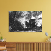 休憩する貨車 キャンバスプリント (インサイチュ (リビング))