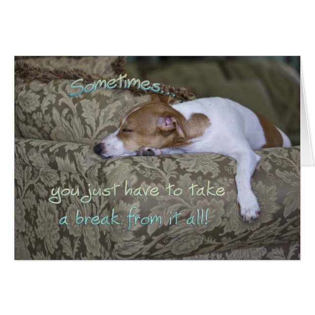 休憩する (正面横)