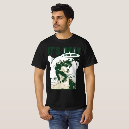 休憩する Tシャツ (正面フル)