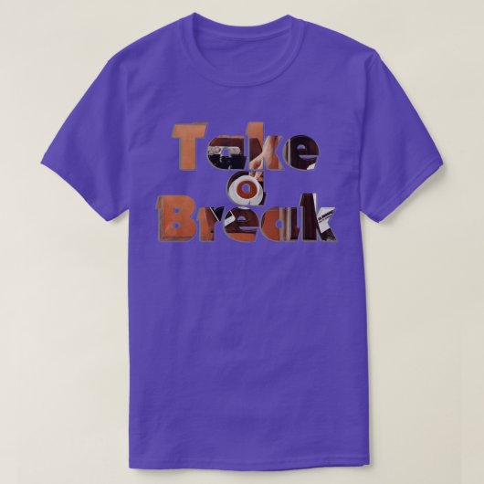 休憩する Tシャツ (デザイン正面)