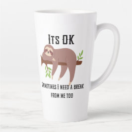 休憩の割れ目が必要である カフェラテマグ