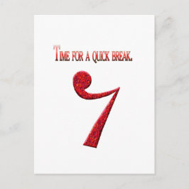 「休憩の時間」 ポストカード