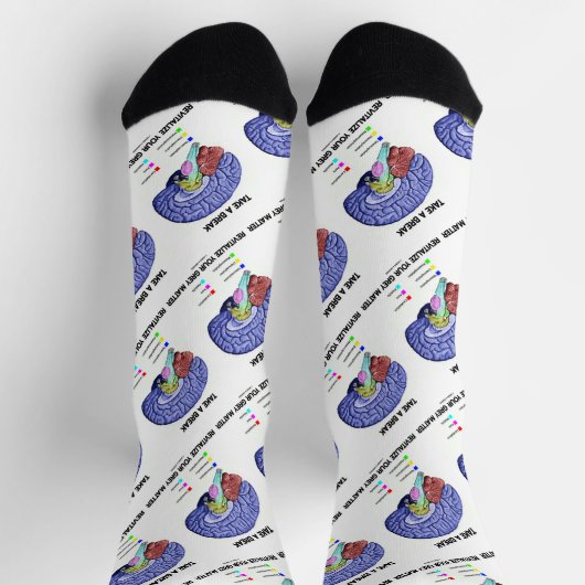 休憩を取って灰白質脳を活性化させる ソックス (上部)