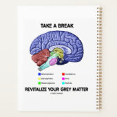 休憩を取って灰白質脳を活性化させる プランナー手帳 (裏面)
