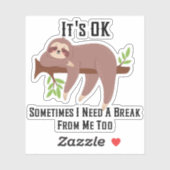 休憩を必要とする シール (シート)