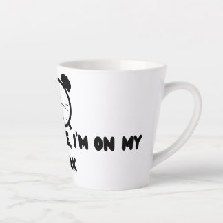 休憩中です、急がせないでください カフェラテマグ
