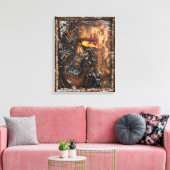 休憩所 キャンバスプリント (インサイチュ (リビング))