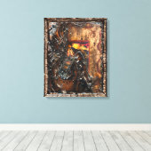 休憩所 キャンバスプリント (インサイチュ (ウッドフロア))