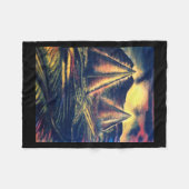 休憩所 フリースブランケット (正面(横))