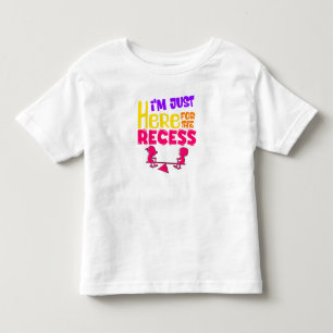休憩時間に来ただけだ トドラーTシャツ