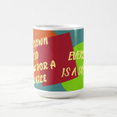 休憩時間マグカップ – 毎日は日曜日 コーヒーマグカップ (中央)