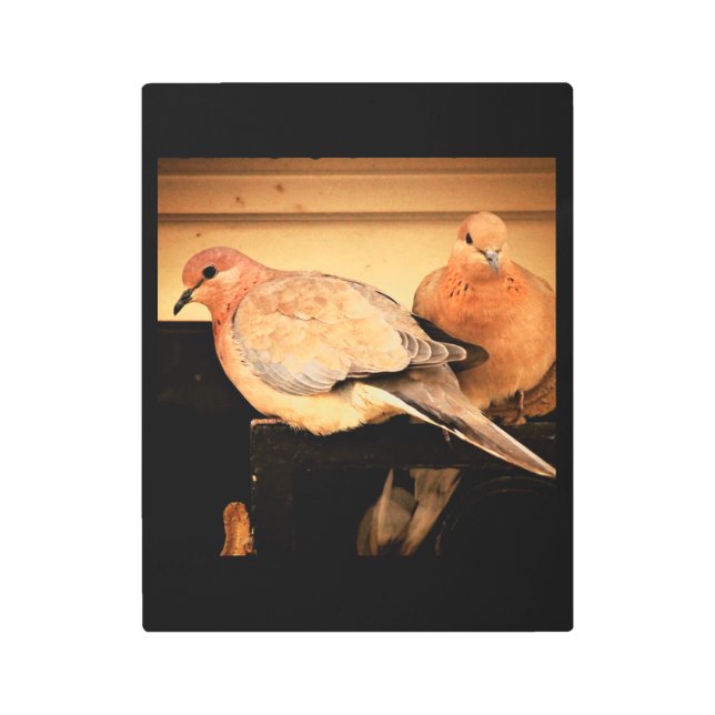 休憩時間 メタルプリント (正面)