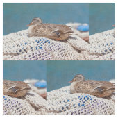 休憩用アヒル ファブリック (クローズアップ)