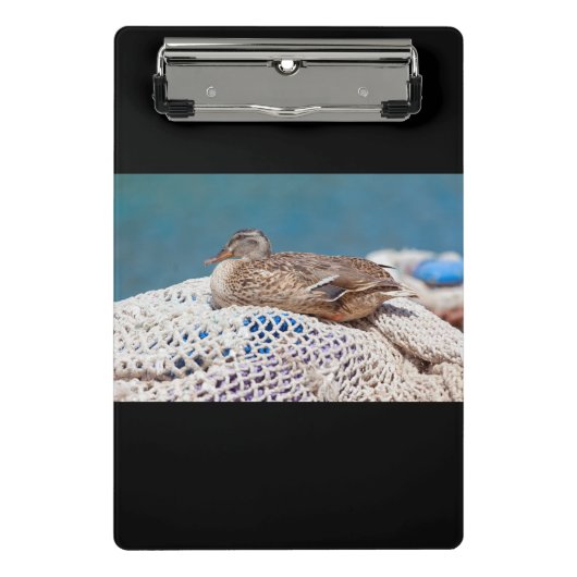 休憩用アヒル ミニクリップボード (正面)