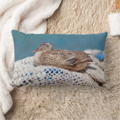 休憩用アヒル ランバークッション (ブランケット)