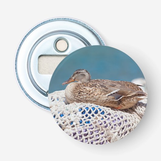 休憩用アヒル 栓抜き (正面)