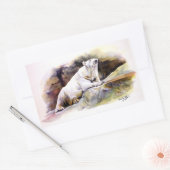 休憩用極性ベアーシール 長方形シール (封筒)