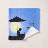 「休憩!」 バスタオルセット (ウォッシュタオル)