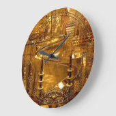 休戦未来都市 ラージ壁時計 (傾斜)