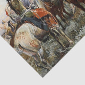 「休戦」ウェスタンアートバイチャールズMラッセル 薄葉紙 (詳細)