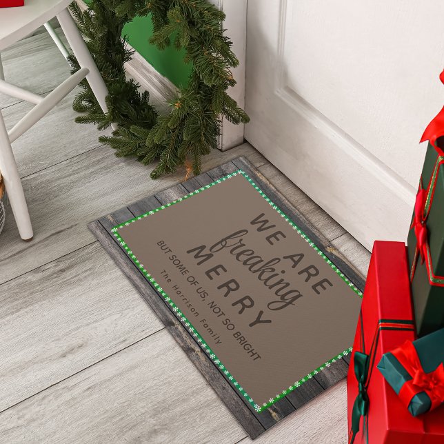 休日おもしろいおもしろい ドアマット (Holiday Funny Fun Doormat)