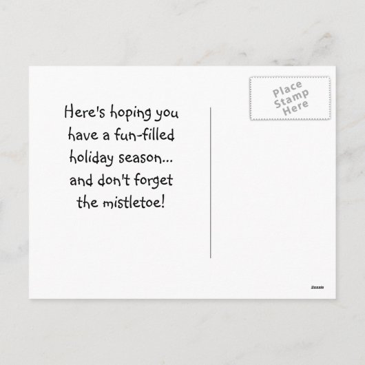 休日おもしろいのグリーティングカード シーズンポストカード (裏面)