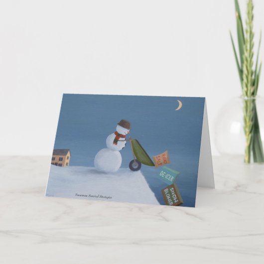 休日おもしろいカード カード (正面)