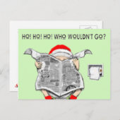 休日おもしろいカード シーズンポストカード (正面/裏面)