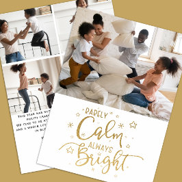 休日おもしろい5写真めったに穏やかなクリスマスカード シーズンカード